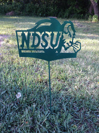 NDSU Bison Snort Garden Stake - LoneTree Designs